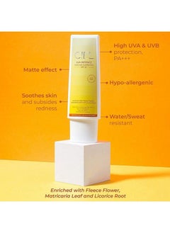 CIEL Sun Defence Water & Sweat Resistant Daily Glow Sunscreen Spf 50 With High Uva & Uvb Protection Pa+++; Cooling Sunblock Cream For Women & Men 50G  - Image 3