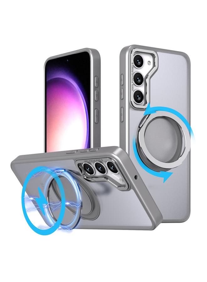 S-TOP Case For Samsung Galaxy S24 5G 360-degree Rotating MagSafe Magnetic Holder Phone Case - Image 1