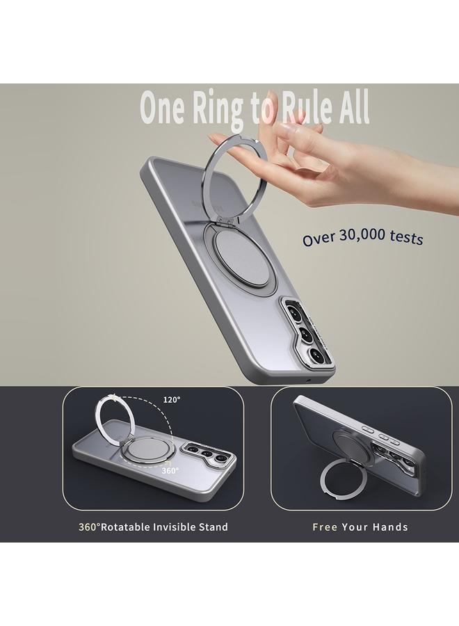 S-TOP Case For Samsung Galaxy S24 5G 360-degree Rotating MagSafe Magnetic Holder Phone Case - Image 4