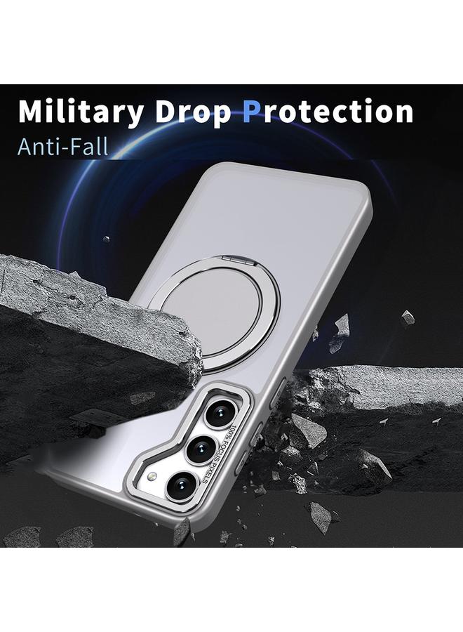 S-TOP Case For Samsung Galaxy S24 5G 360-degree Rotating MagSafe Magnetic Holder Phone Case - Image 3