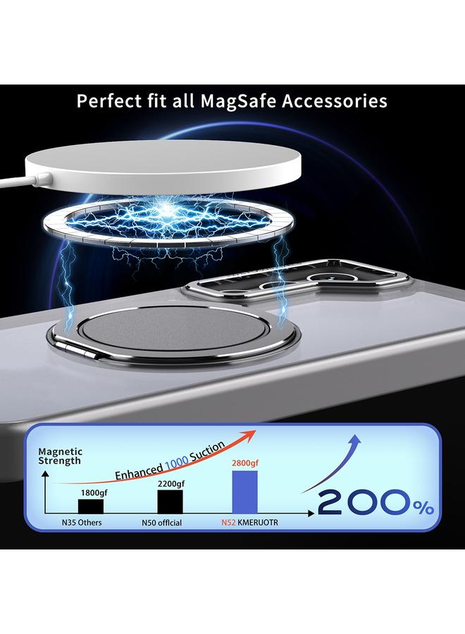 S-TOP Case For Samsung Galaxy S24 5G 360-degree Rotating MagSafe Magnetic Holder Phone Case - Image 2