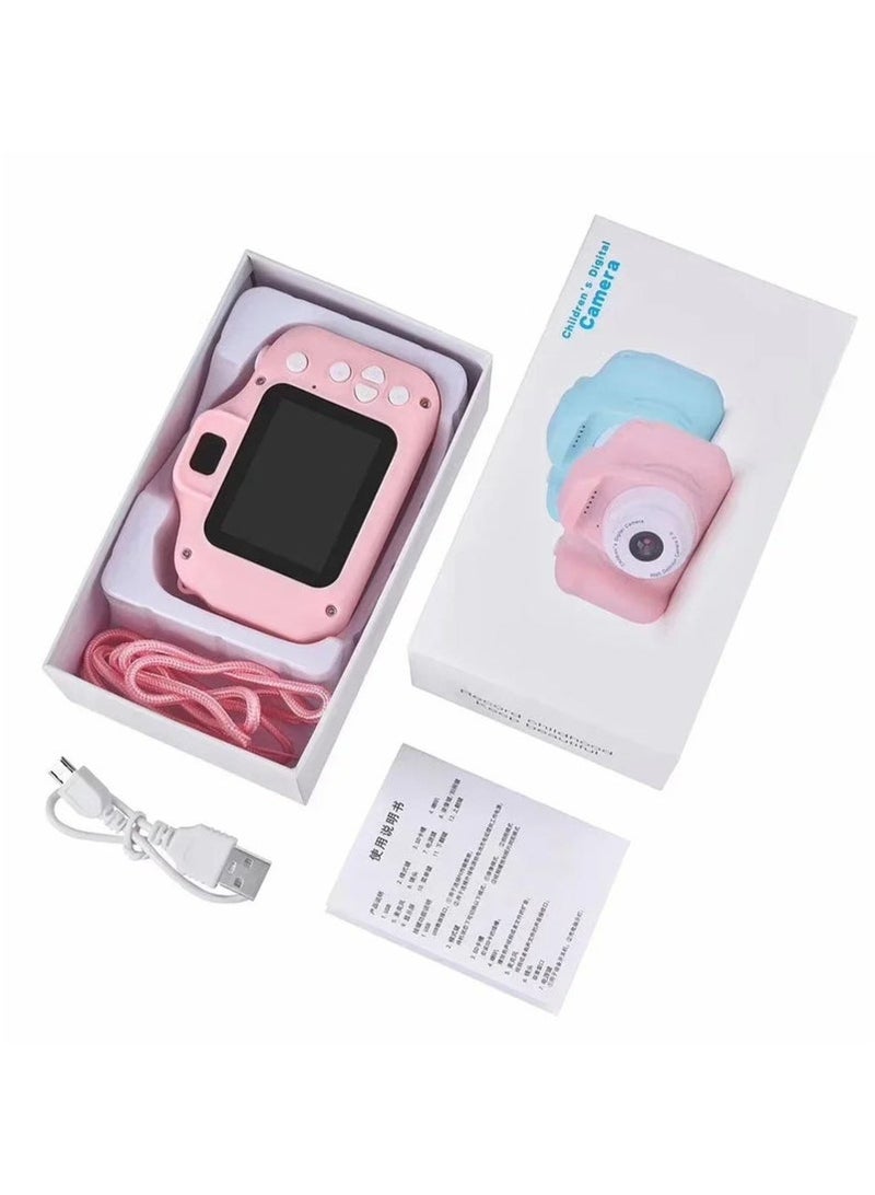 Mini Children LCD 2-Inch HD Digital Camera Video Photo Recorder Kids Toy Gift Pink  - Image 3