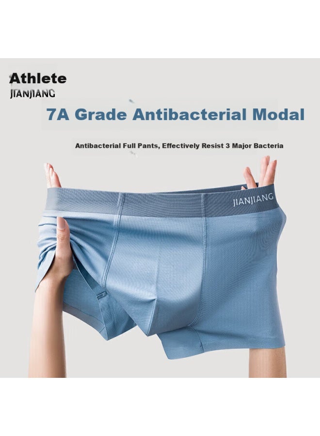 Athlete Jianjian A-class Modal Men's Underwear, Boxer Briefs, 7a Long-lasting Antibacterial Seamless Boxer Shorts, 3-pack - Image 4