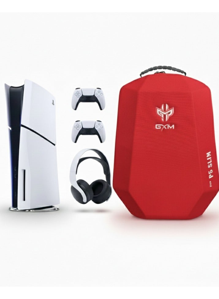 iCore GXM Case for PS5 Slim | Shockproof Travel Bag | Protective Storage for Console, Controllers & Accessories | Hard Shell Carrying | Lightweight & Durable | UAE Stock - Image 2