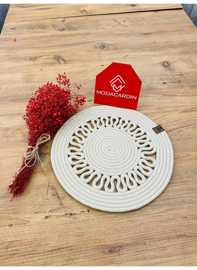 BDZ Deri BDZ Leather Jute Wicker American Service Mat