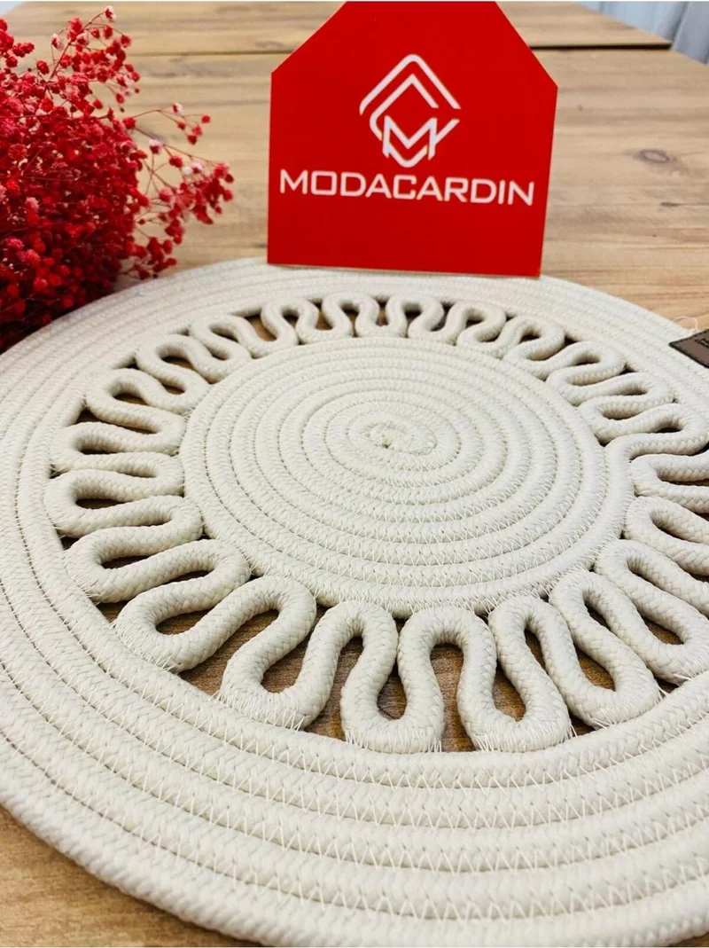 BDZ Deri BDZ Leather Jute Wicker American Service Mat