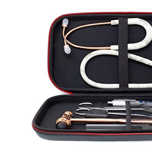 MDF Instruments, Hard Travel Carrying Case with Mesh Pocket, Medium Size, Fits MD One & Acoustica Stethoscopes, Reflex Hammers, Sphygmomanometers, Penlights, Doctor & Nurse Accessories (MDFSCM12) - Image 3