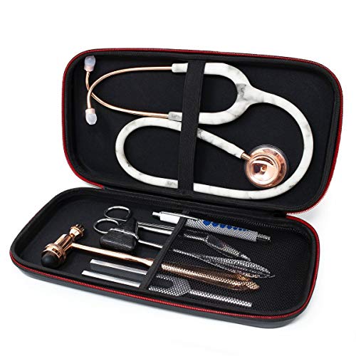 MDF Instruments, Hard Travel Carrying Case with Mesh Pocket, Medium Size, Fits MD One & Acoustica Stethoscopes, Reflex Hammers, Sphygmomanometers, Penlights, Doctor & Nurse Accessories (MDFSCM12) - Image 2