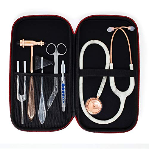 MDF Instruments, Hard Travel Carrying Case with Mesh Pocket, Medium Size, Fits MD One & Acoustica Stethoscopes, Reflex Hammers, Sphygmomanometers, Penlights, Doctor & Nurse Accessories (MDFSCM12) - Image 5