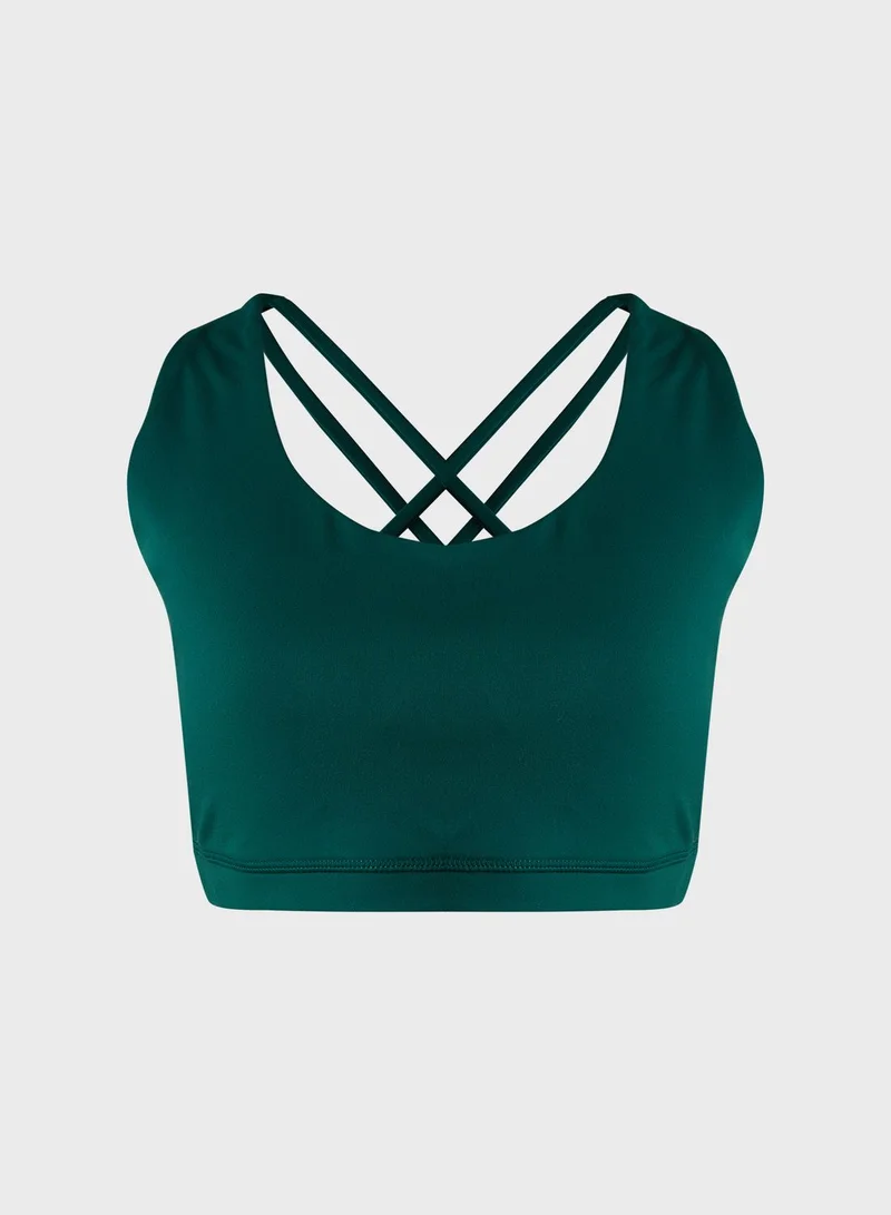 Cotton On Curve Knitted Crop Sports Bra