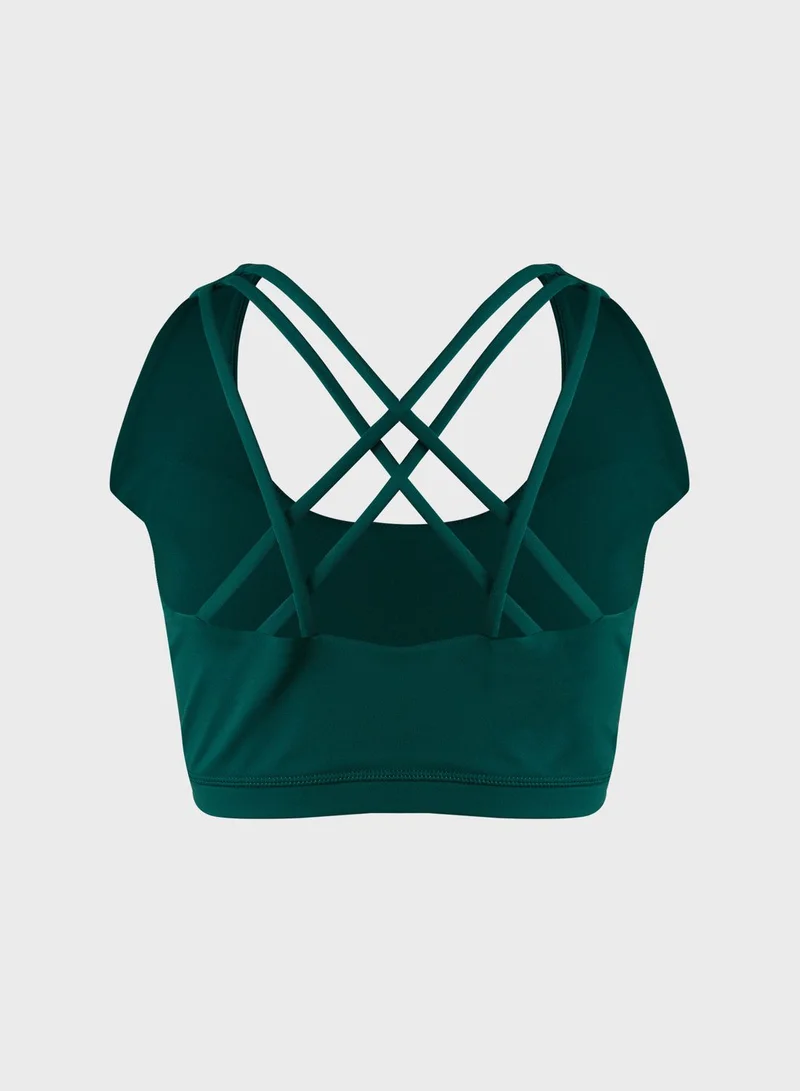 Cotton On Curve Knitted Crop Sports Bra