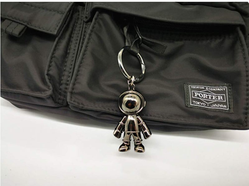 MUAMAX Black Spacemen Keychains for Men Creative Astronaut Car Key Chain Pendant Backpack Purse Charm Lucky Astronaut Keyrings - Image 5
