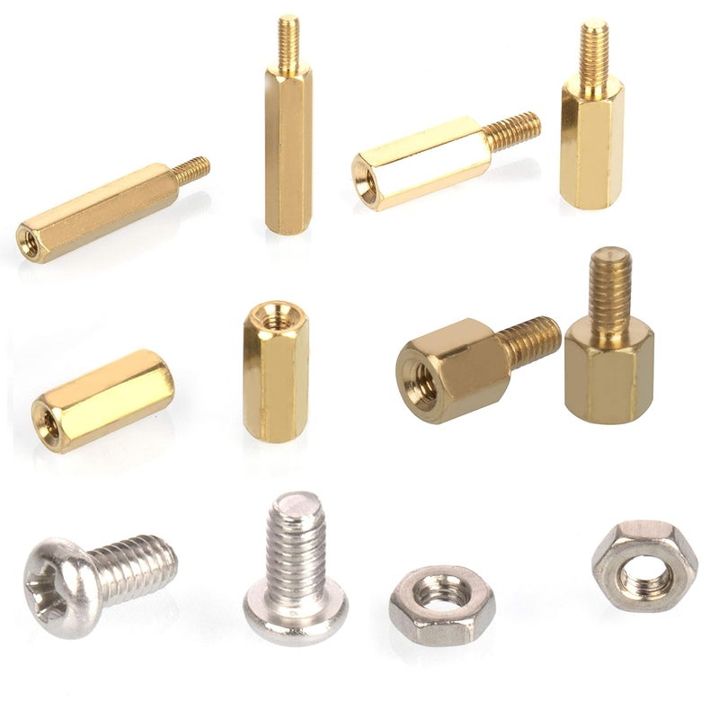 HanTof Raspberry Pi Installation Tool 160 Pcs/Lot M2.5 Series Hex Brass Spacer/Standoff + Nuts + Screws Raspberry Pi 3 Model B+(Plus) / 3B / Zero W Accessories Kit - Image 5