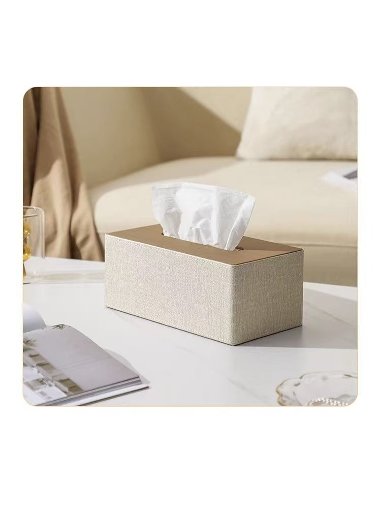 1pcs  tissue box, household daily use desktop tissue storage box, paper towel storage box, suitable for bedroom, living room and car, kitchen, home decoration, bathroom accessories - Image 2