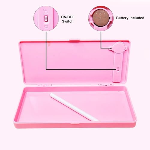 StapX 2-in-1 LED Pencil Box with LCD Writing Screen & Erase Button | Magical Smart Stationery Case for Kids | Birthday Party Return Gift | School Pencil Case for Boys & Girls (Multicolor) - Image 5