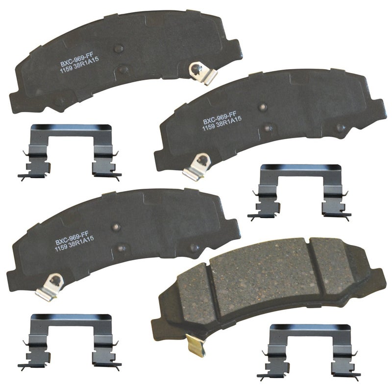Bendix Premium SBC1159 Ceramic Front Brake Pads for Select Models Buick LaCrosse, Lucerne, Cadillac DTS, Chevrolet Impala, Impala Limited, Monte Carlo - Image 3