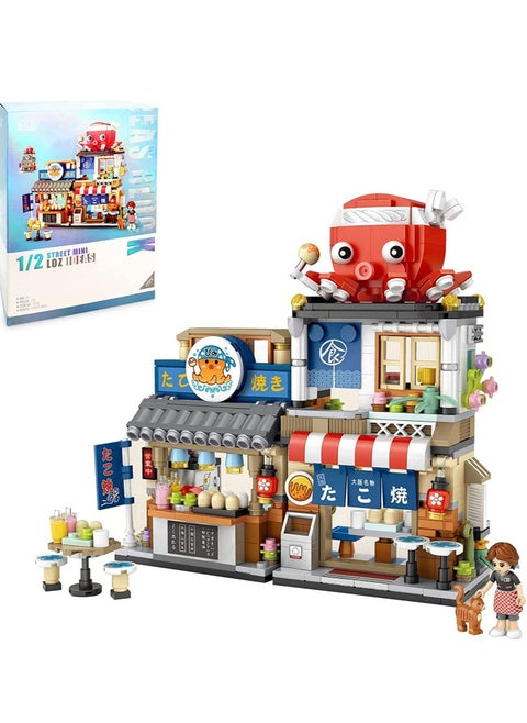 Building Blocks Toys, Mini Bricks Model Set, Creative DIY Simulation Architecture