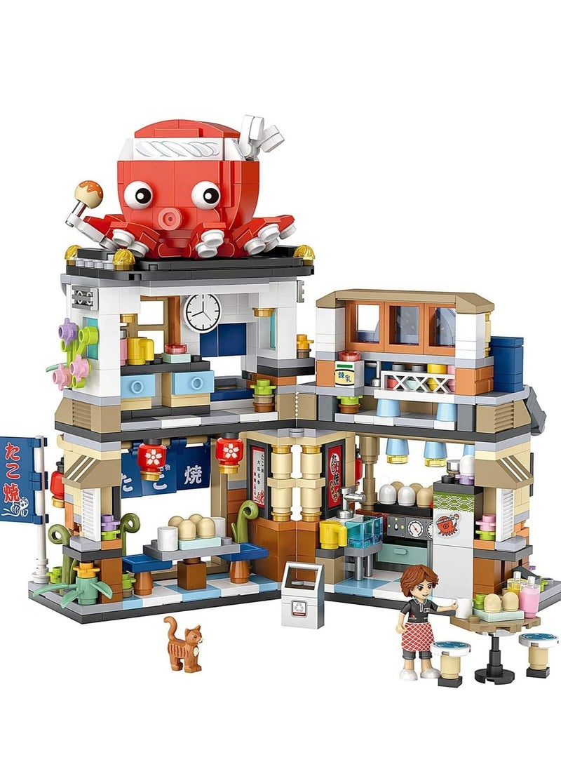 Building Blocks Toys, Mini Bricks Model Set, Creative DIY Simulation Architecture