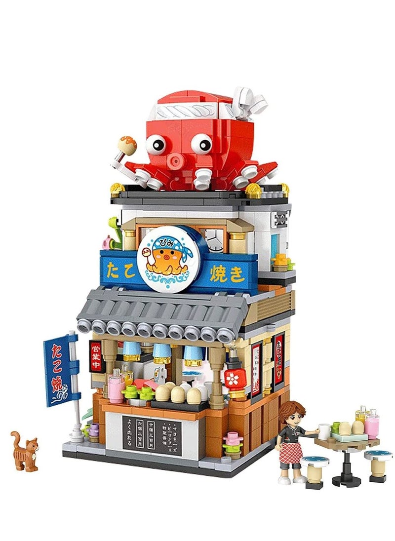 Building Blocks Toys, Mini Bricks Model Set, Creative DIY Simulation Architecture