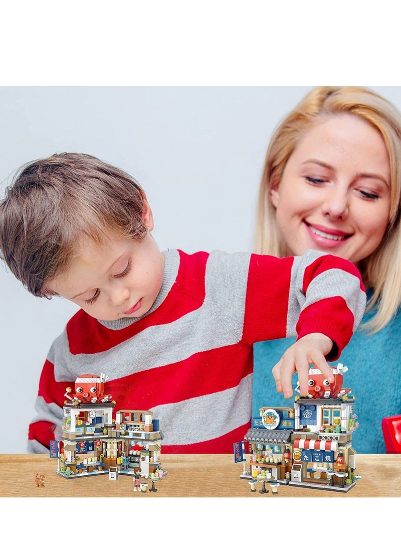 Building Blocks Toys, Mini Bricks Model Set, Creative DIY Simulation Architecture