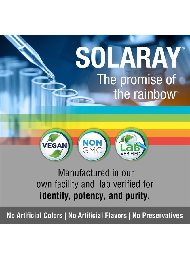 SOLARAY St. John's Wort Aerial 450mg | Herbal Support for Mood, Brain Health & Healthy Sleep | 100% Vegan, Non-GMO | 100ct - Image 4