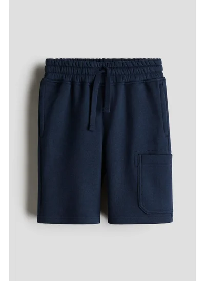 H&M Brushed-inside cargo sweatshorts