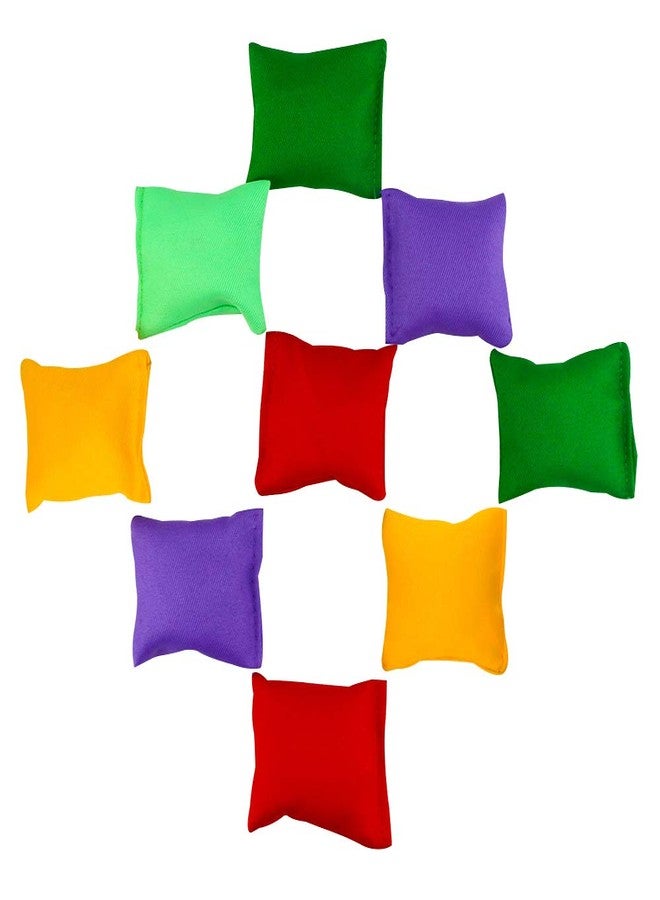 Hslife Small Colorful Nylon Bean Bags for Hand Toss Games - Durable Kids & Outdoor Cornhole Bean Bags, Tossing Bags for Classroom, Backyard, and Family Activities (2in-20 Pcs) - Image 4