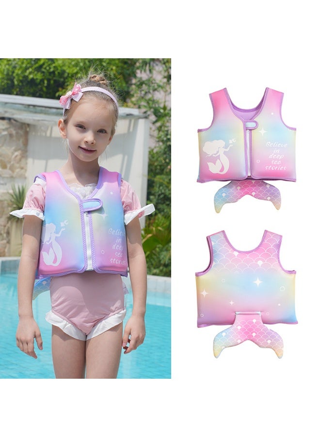 NIBEMINENT Kids Swimming Vest Adjustable Buoyancy Float Jacket, Swimming Training Aid Children Buoyancy Aid Swim Assistance - Image 1