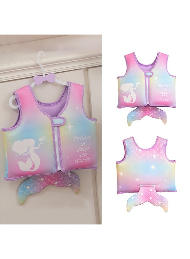 NIBEMINENT Kids Swimming Vest Adjustable Buoyancy Float Jacket, Swimming Training Aid Children Buoyancy Aid Swim Assistance - Image 2