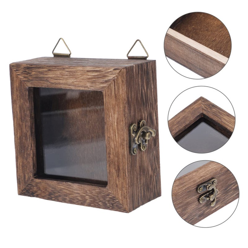 2Pcs Box Specimen Display Case Insect Display Box With Transparent Top Pressed Flower Frame - Image 4