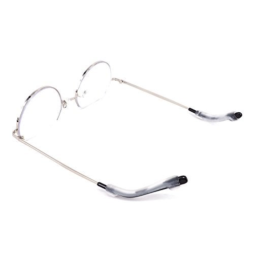YR Soft Silicone Eyeglasses Temple Tips Sleeve Retainer, Anti-Slip Elastic Comfort Glasses Retainers for Spectacle Sunglasses Reading Glasses Eyewear, 5 Pairs -Clear - Image 3
