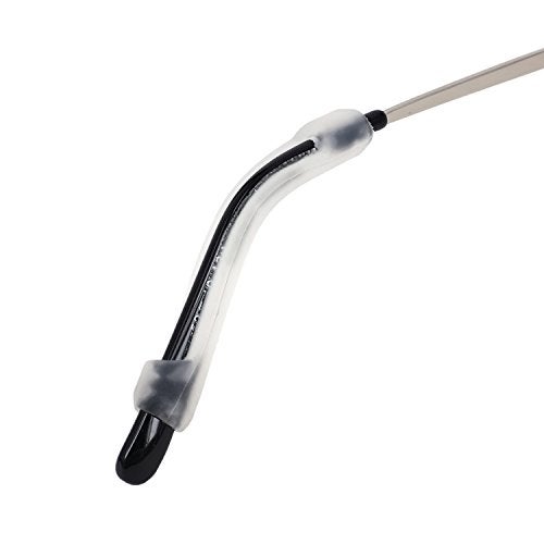 YR Soft Silicone Eyeglasses Temple Tips Sleeve Retainer, Anti-Slip Elastic Comfort Glasses Retainers for Spectacle Sunglasses Reading Glasses Eyewear, 5 Pairs -Clear - Image 4