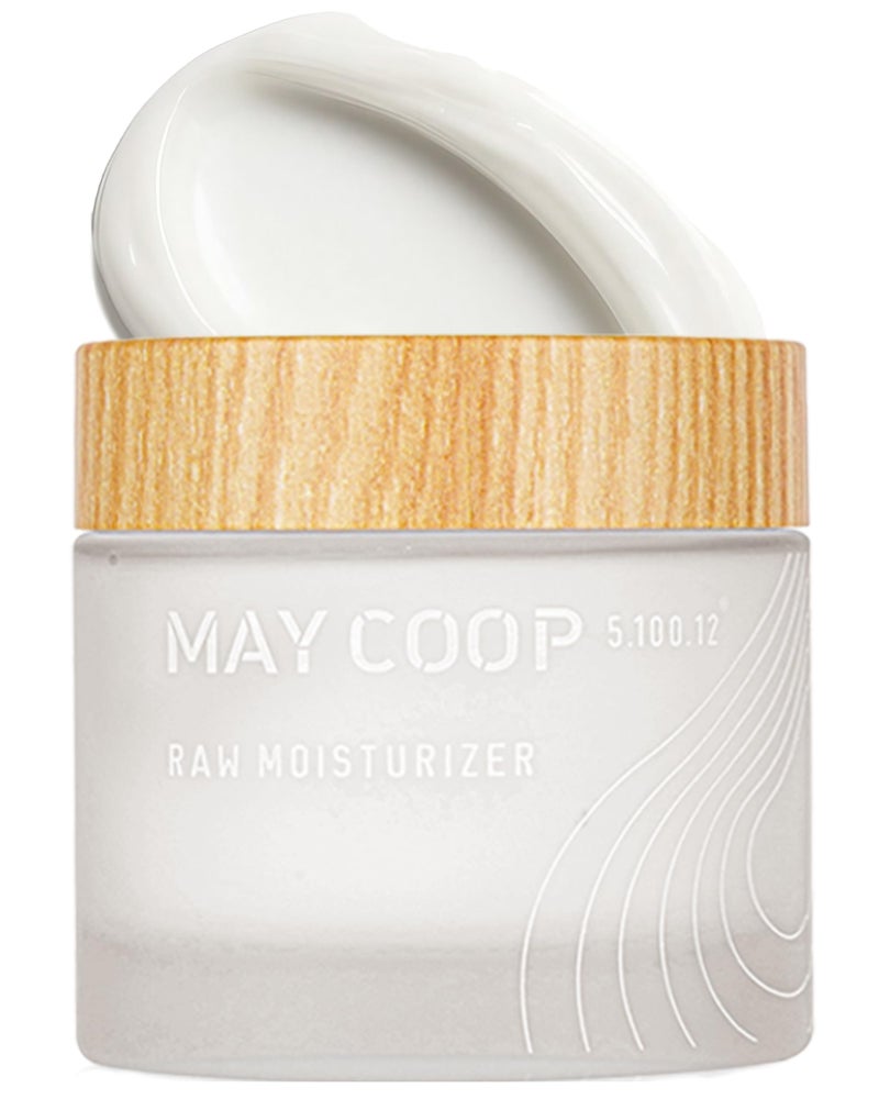 MAY COOP Raw Moisturizer Face Cream â€“ Daily Hydrating Cream with Maple Sap for Deep Hydration, Softening & Nourishing - Korean Skincare, Vegan Clean Beauty, 2.8oz. - Image 1