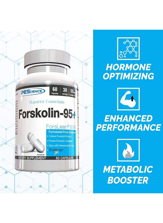 PEScience كبسولات فورسكولين 95% مستخلص فورسكولين النقي براءة اختراع فورسليان 60 عد - Image 3