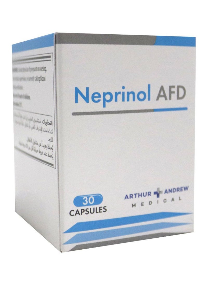 Arthur Andrew Medical أرثر أندرو نيبرينول AFD، 30 كبسولة - Image 1