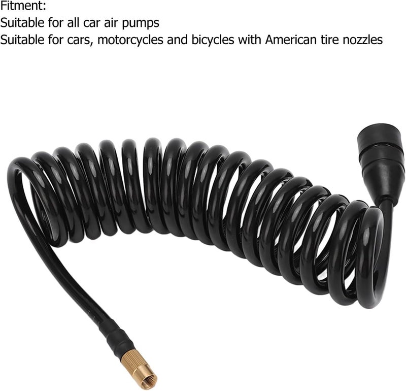 OUKENS Car Air Pump Extend Hose, PS20 Female Plug Inflator Extension Tube for American Tire Nozzle Car Motorcycle (700cm/23ft) - Image 3