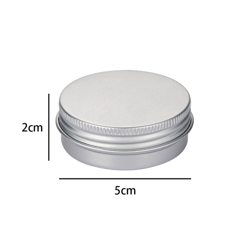 TRKETK 12 Pcs 30ml Aluminum Screw Top Jars for Travel Cosmetics and DIY - Image 2