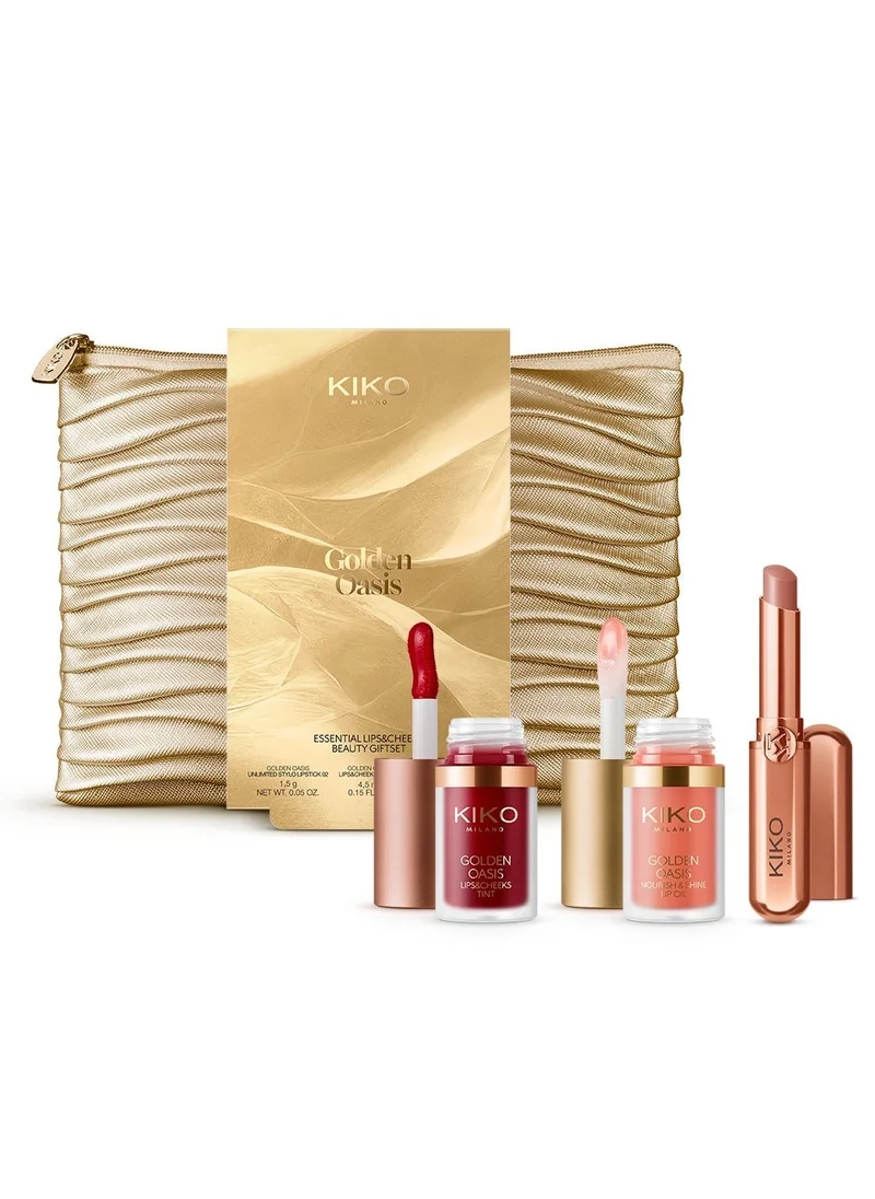 KIKO MILANO ESSENTIAL LIPS&CHEEKS BEAUTY GIFT SET, Savings 30%