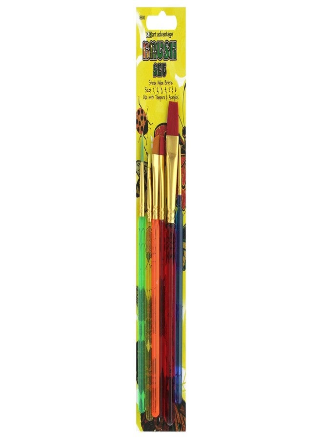 Art Advantage Brush Set Triangle Handle 6pc