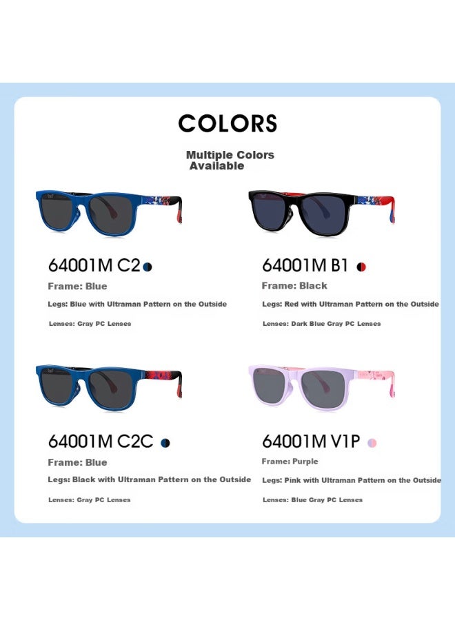 Parim Ultraman Collaboration Sam's Choice Children's Foldable Sungl, Uv Protection Sungl For Boys, Sun Protection Gl For Girls - Image 2