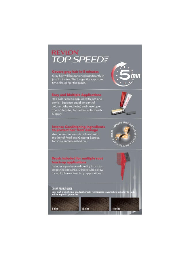 ريفلون صبغة شعر ريفلون توب سبيد للرجال - بني غامق 65 شهرًا - Image 3