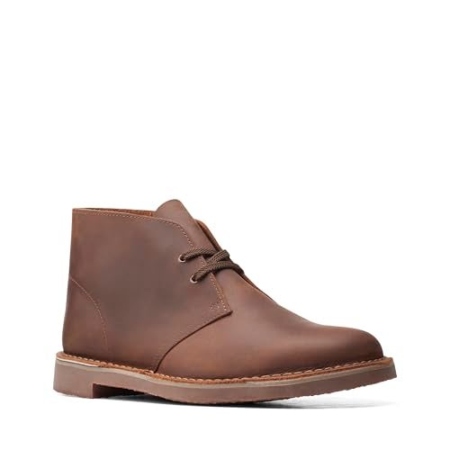 Clarks mens Bushacre 3 Chukka Boot, Dark Brown, 13 Wide US - Image 4