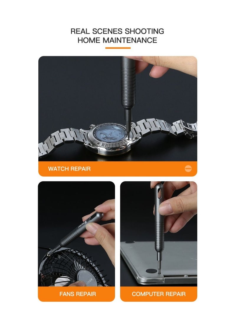 Mini Screwdriver 51-in-1 Laptop Camera Precision Screwdriver Kit, Magnetic Bits Aluminum Box Screw Driver Smart Tool Set  - Image 3