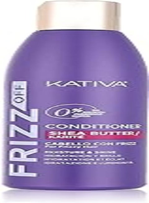Kativa frizz off conditioner with shea butter, 250 ml
