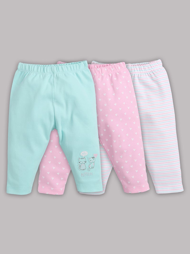 BABY GO 0-3M,3-6M,6-9M,9-12M 100% Pure Cotton Printed Pyjama for Baby  Boys and Baby Girls (Pack of 3) - Image 1