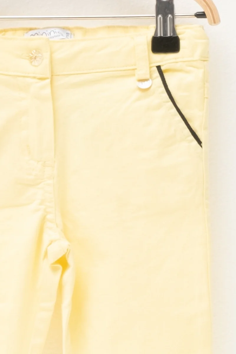 مينينو Baby Girl Yellow Stoned and Piping Capri (3 Months - 4 Years)