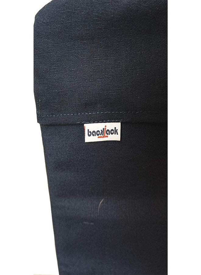 BACKJACK BJI Original BackJack-Made in The USA- Black Cotton Fabric Lightweight Floor Seating Chair for Gaming, Families, Parents, Daycare, Back Support, Reading, Yoga, Meditation, Dorm, School - Image 3
