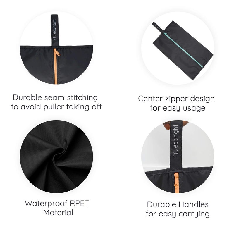 Ecoright Large Shoe Bag, Waterproof Shoe Bags Pouches Travel & Shoe Cover for Storage, Travel Essentials - Image 3