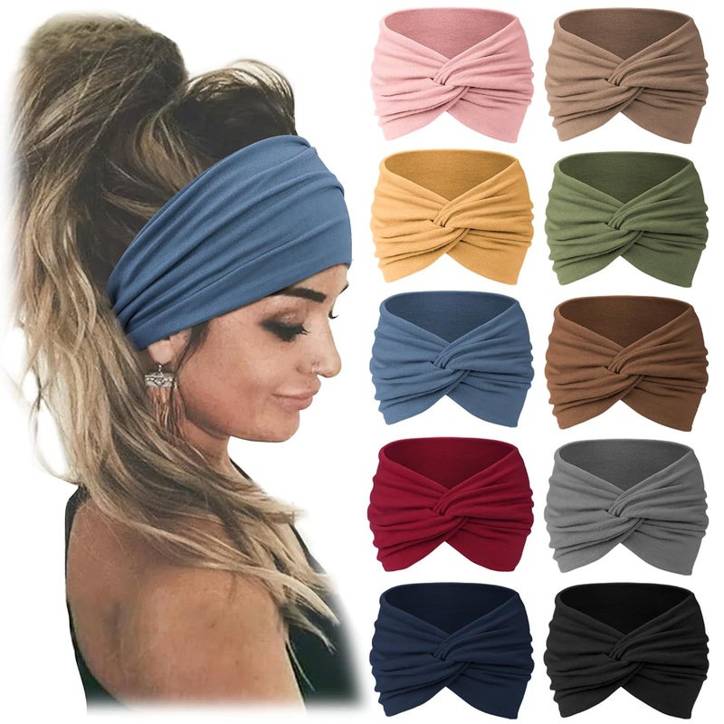 Generic Bohemian Elastic Sports Headband for Women suit #6# 