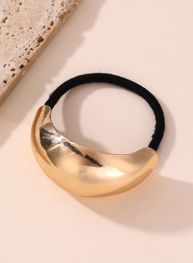 تايك تو ربطة شعر معدنية على شكل قطرة مزدوجة - Image 1